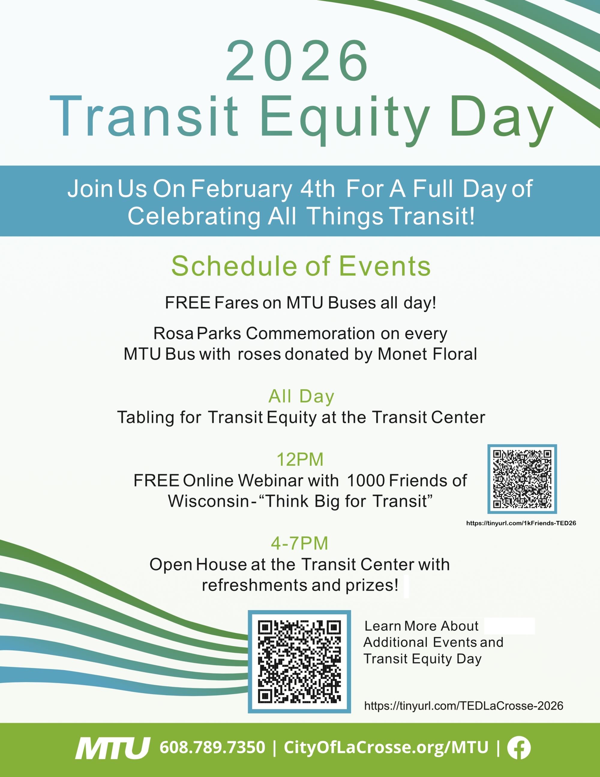 MTU - Transit Equity Days Flyer